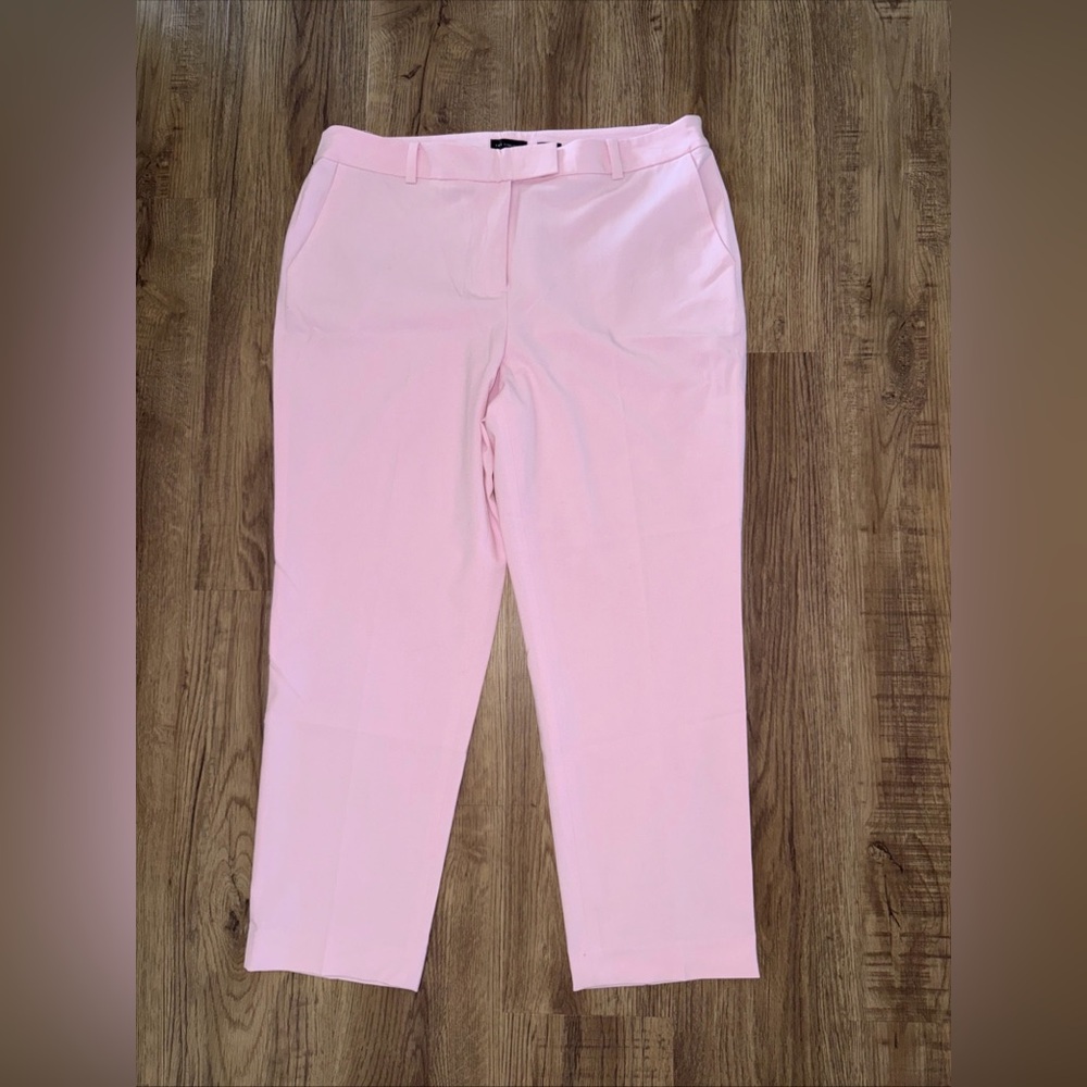 The Limited Dress Pants Woman  Size 16 Light Pink Slim Ankle Flat Front Stretch